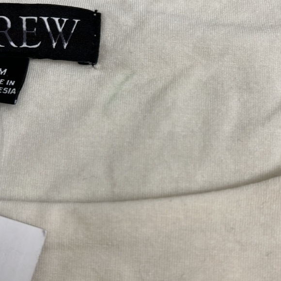 J. Crew FormKnit long sleeve shirt BM314 Ivory M soft - Picture 3 of 5